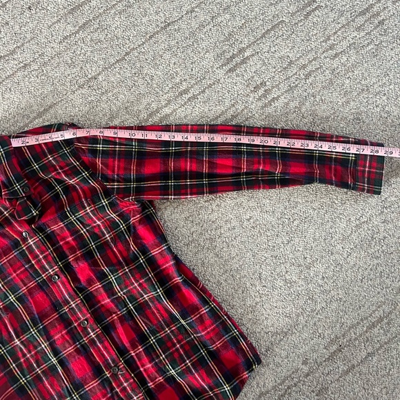 L.L. BEAN Women’s Scotch Plaid Flannel Shirt Relaxed Size XXS - Picture 12 of 13